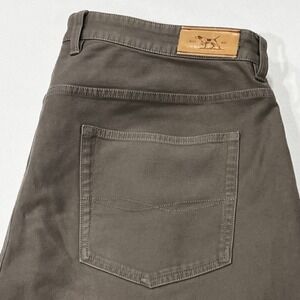 Rodd & Gunn Men Straight Fit Brown 5 Pocket Jean Chino‎ Pants Size 38R 38X28